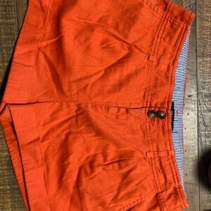 Forever 21 Striped Blue and Orange Shorts
